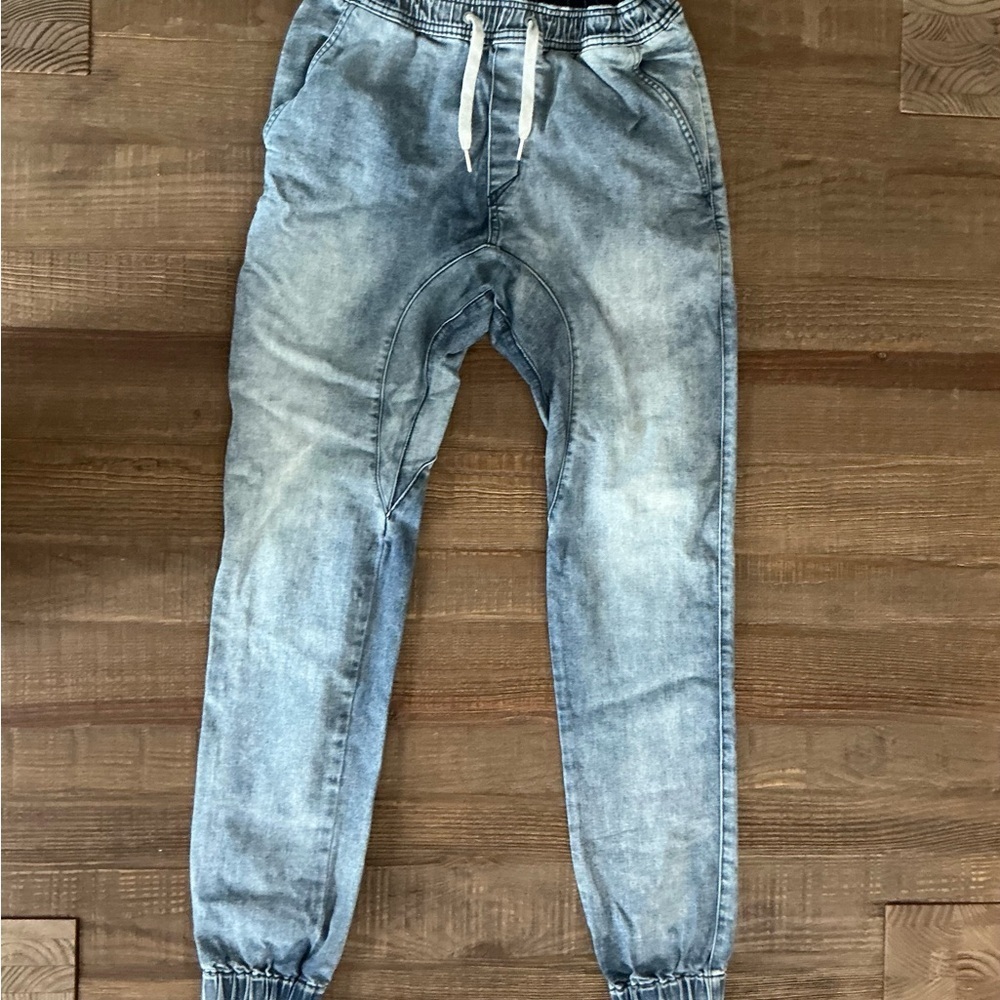 Zanerobe Womens Blue Jogger Jeans 32 Waist